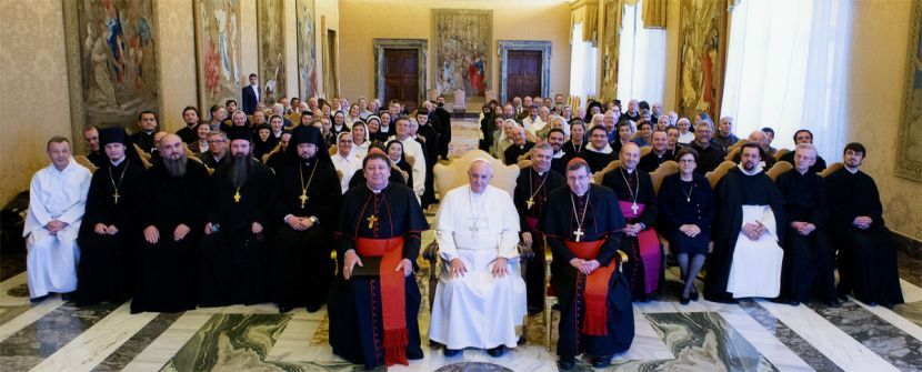 I partecipanti al Colloquio ecumenico dei religiosi