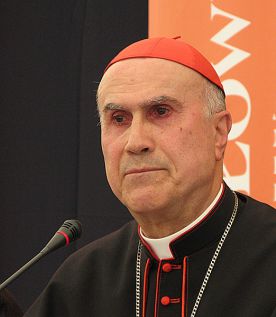 Cardinale Tarcisio Bertone, segretario di Stato di Sua Santità